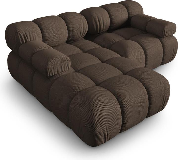 Actual product image Micadoni Modular Left Corner Sofa, "Bellis", 3 Seats, 188x155x70Made in Europe (Corner sofa)