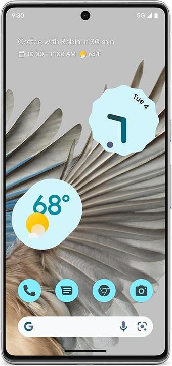 Immagine prodotto Google Pixel 7 Pro (128 GB, Bianco, 6.70", SIM + eSIM, 50 Mpx, 5G)