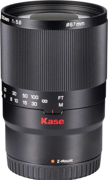 Produktbild Kase 200mm f/5.6 MC Spiegelobjektiv für Nikon Z Mount (Nikon Z, Vollformat, APS-C / DX)