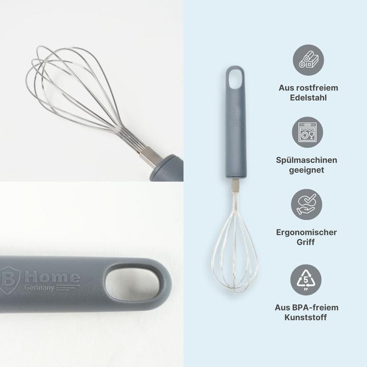 Actual product image B-Home Schwingbesen Schneebesen Rührbesen Schlagbesen Handquirl