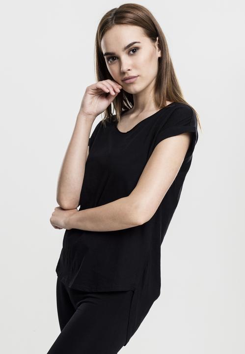 Immagine prodotto Urban Classics Tee lungo posteriore sagomato Slub da donna (XS)