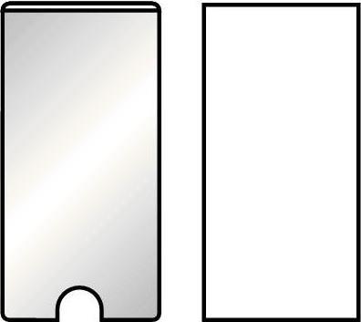 Actual product image Biella 3L Viewing window 25x75mm, self-adhesive