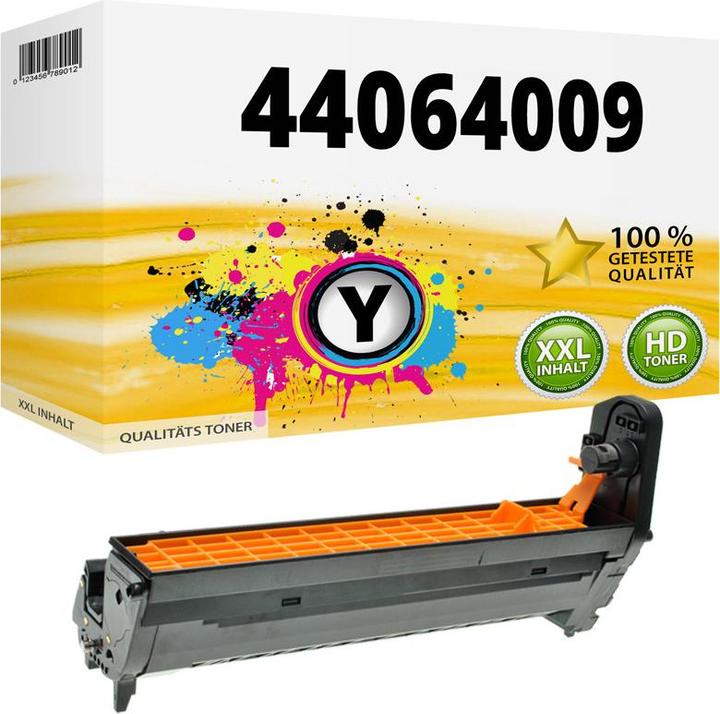 Image du produit Druckfuxx 1x TROMMEL PATRONE 44064009 Gelb für OKI Data C 801 N 810 CDTN 821 DN