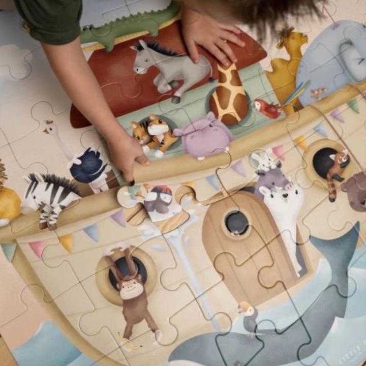 Produktbild Little Dutch Boden-Puzzle XL Arche Noah (44 Teile)