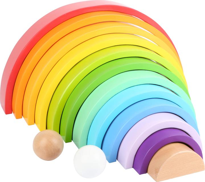 Produktbild small foot Holzbausteine Regenbogen XL