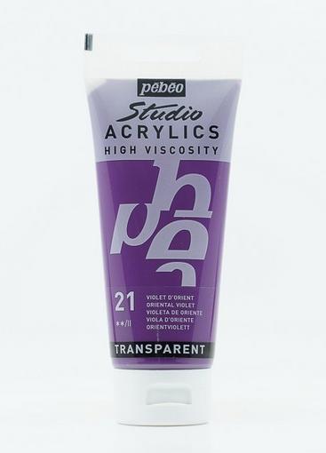 Produktbild Pebeo Studio Acrylics Feine Acrylfarben (Orientviolett, 100 ml)