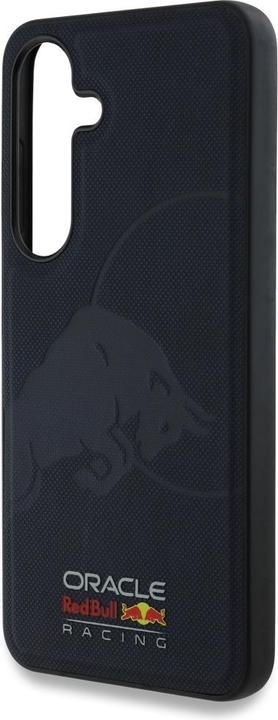 Produktbild Red Bull Case Leather Meshed Debossed Bull MagSafe for Samsung Galaxy S25 navy (Samsung Galaxy S25)