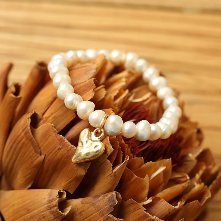 Andreani Armband mit echten Süsswasserperlen (8 cm, Perlen)