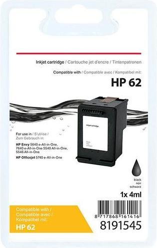 Image du produit Office Depot Cartouche d'encre AR 152 DV Compatible HP 62 C2P04AE Noir (CF)