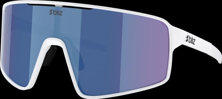 Grigio con specchio blu, Bianco