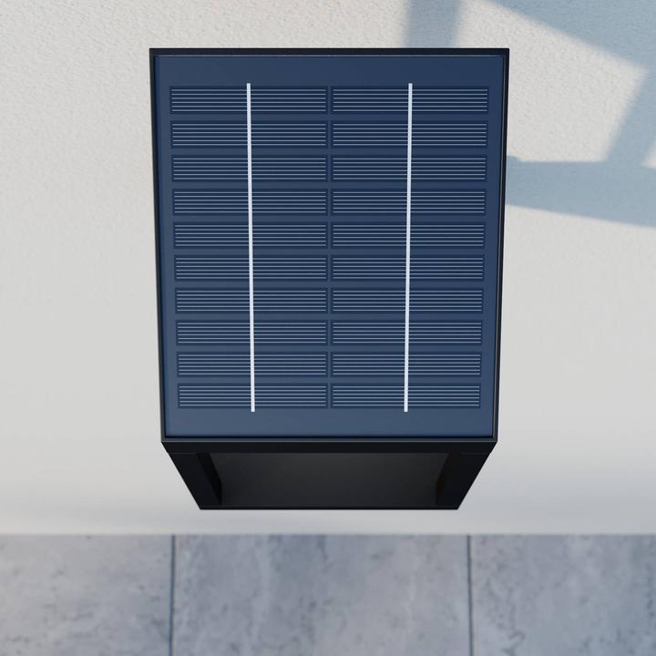 Produktbild Lucande Timeo LED Solcelle Wandleuchte Graphite (185 lm, IP54)