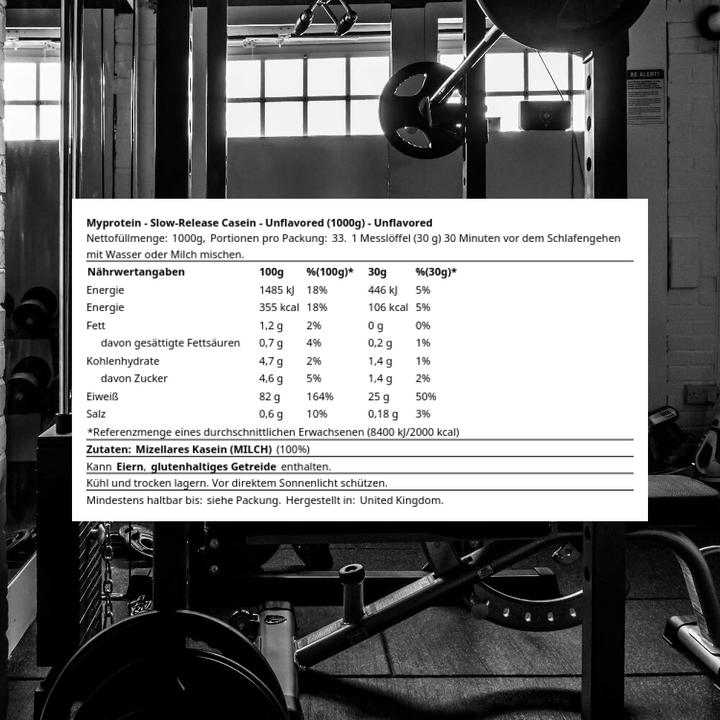 Image du produit MyProtein Caséine micellaire (Neutre, 1 pcs, 1000 g)