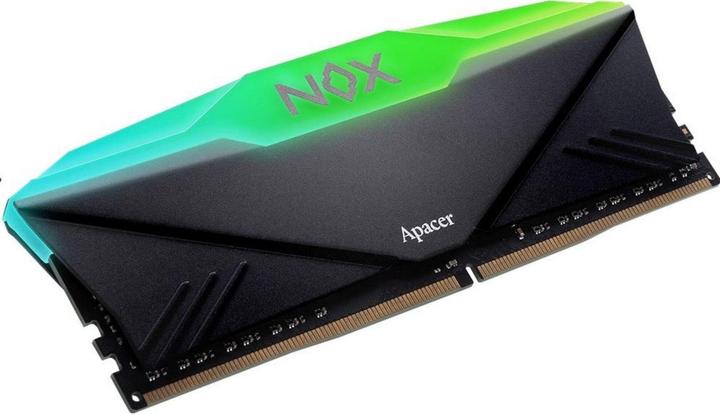 Actual product image Apacer NOX RGB memory, DDR4, 8 GB, 3200 MHz, CL16 (AH4U08G32C28YNBAA-1) (1600 MHz, DDR4-RAM, DIMM)