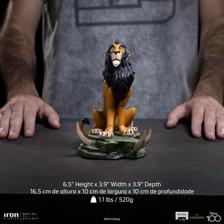 Immagine prodotto Iron Studios Statuetta del Re Leone 1/10 Art Scale Scar Regular 16 cm