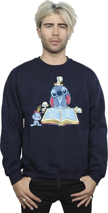 Produktbild Disney Lilo & Stitch Reading A Book Sweatshirt (M)