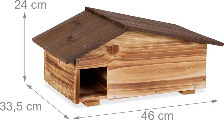 Actual product image Relaxdays Hedgehog house
