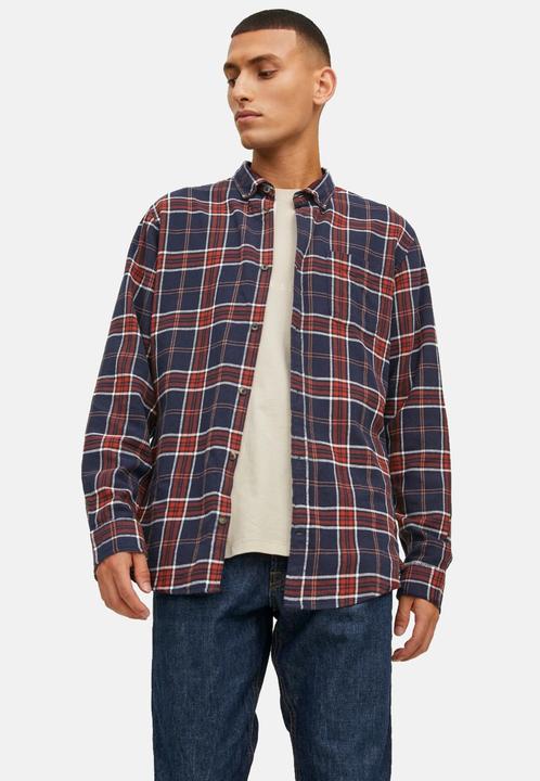 Produktbild Jack & Jones Kariertes Button-down Hemd (S)