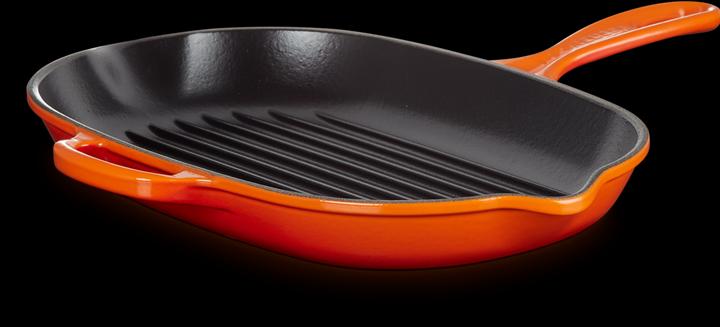 Image du produit Le Creuset Signature (32 cm, Poêle à grillades, Fonte)