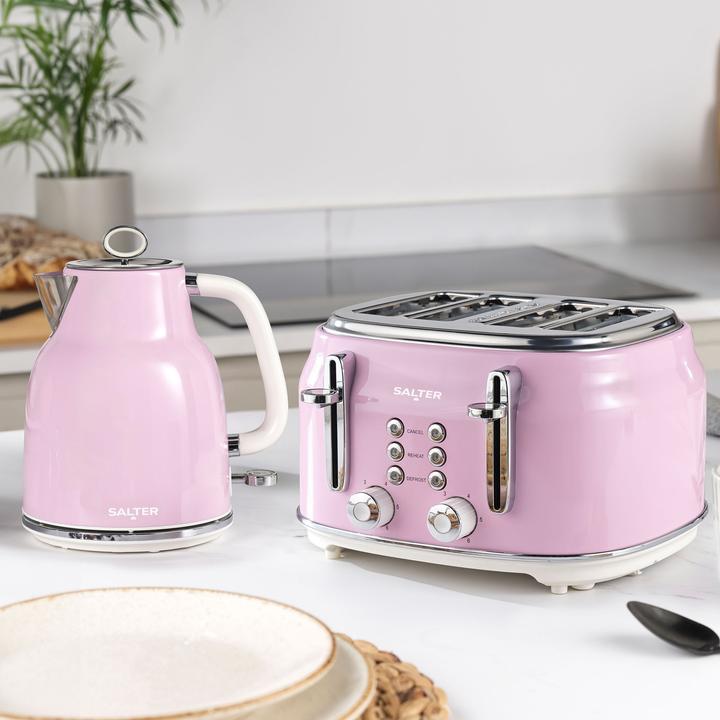 Produktbild Salter EK5737PNKVDE Retro Rapid Boil Kettle Pink (1.70 l)