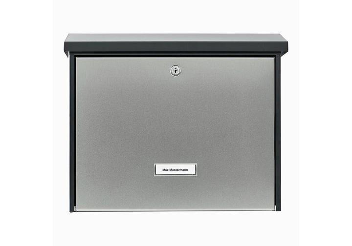 Produktbild Burg Wächter Briefkästen London 6867 black&steel