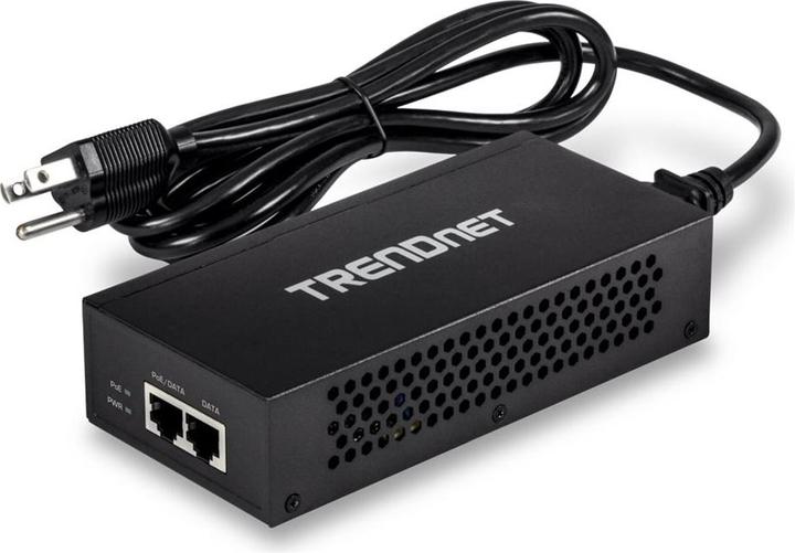Produktbild Trendnet TPE-117GI Power Injector (Proprietär 48V, Passive 24V PoE-in, 802.3af (PoE), 802.3bt (PoE++), Proprietär 24V, UPOE, 60 W)
