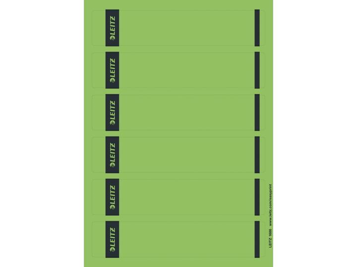 Produktbild Leitz Ordnerrücken-Etikett, 39 x 192 mm, kurz, schmal, grün passend für Standard- und Hartpapp