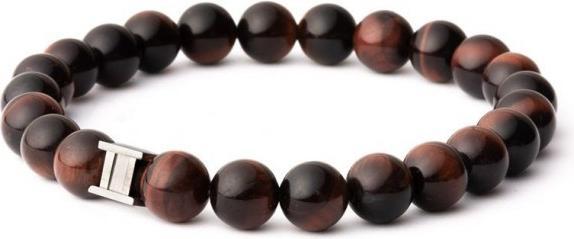 Gemini Armband - Naturstein Tigerauge - Grösse L
