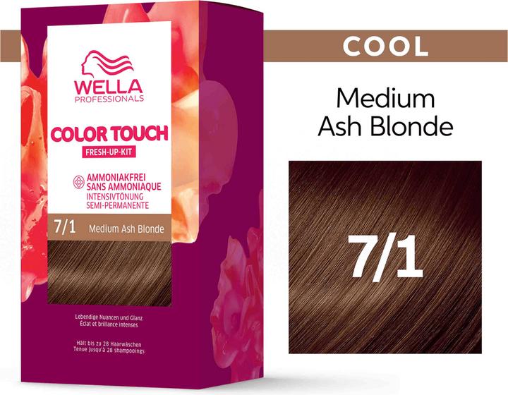 Image du produit Wella Color Touch Fresh-Up-Kit 7/1 (7, 1 blond cendré moyen)