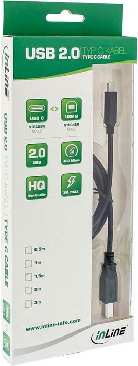 Image du produit InLine Câble USB 2.0 (1.50 m, USB 2.0)
