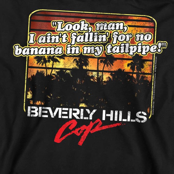 Immagine prodotto Beverly Hills Cop Banana In My Tailpipe Felpa Adulto Unisex (L)