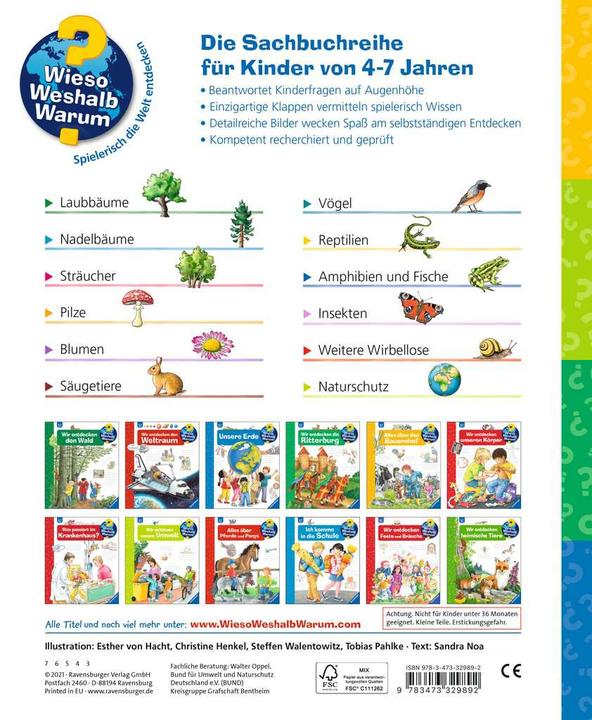 Produktbild Ravensburger Kinder-Sachbuch WWW Mein grosses Natur-Lexikon (Deutsch, Sandra Noa, 2021)