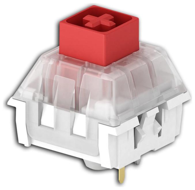 Immagine prodotto Ducky Interruttori Kailh Box Red, meccanici, 3 pin, lineari, stelo MX, 45g - 110 pezzi