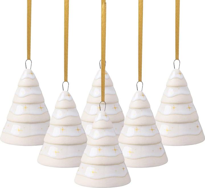 Actual product image Like. by Villeroy & Boch Winter Glow Ornamente Tannenbaum (6 -part)