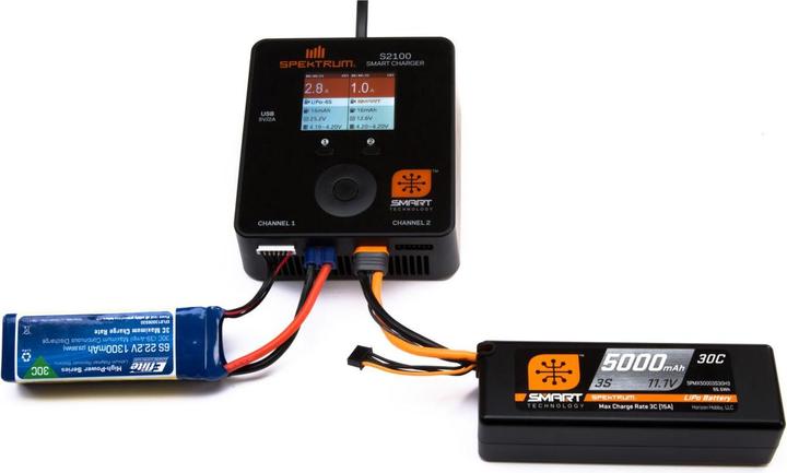 Image du produit Spektrum Batterie LiPo 5000mah 3S 11.1V Smart LiPo 30C, Hardcase, iC5 (11.10 V, 5000 mAh)