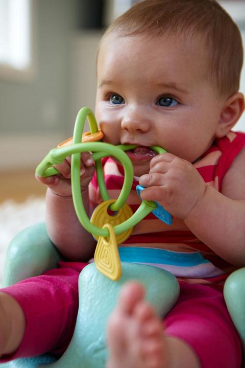 Actual product image Green Toys Green Toy Convolutional Teething Ring