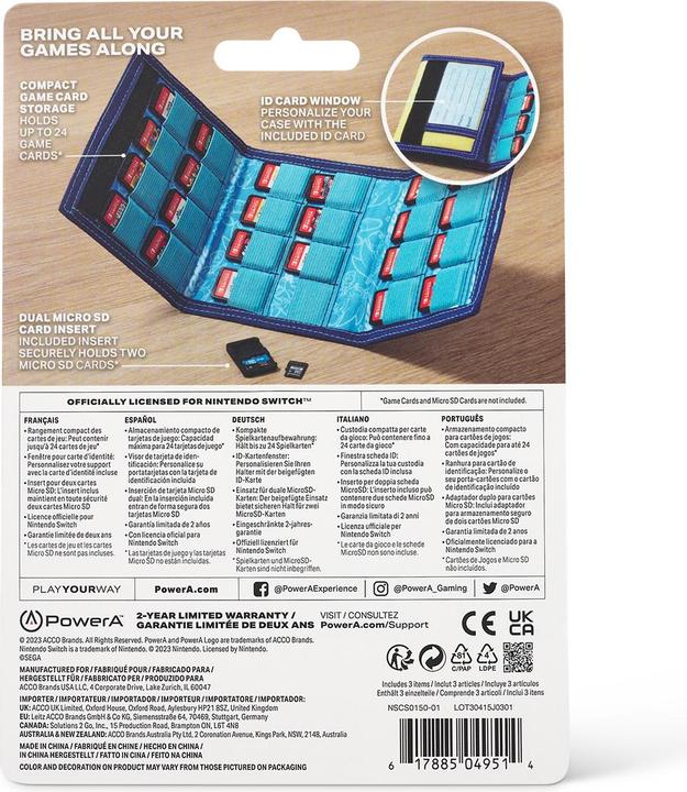 Produktbild NoName Trifold Game Card Holder for Nintendo Switch - Sonic Kick (Switch)
