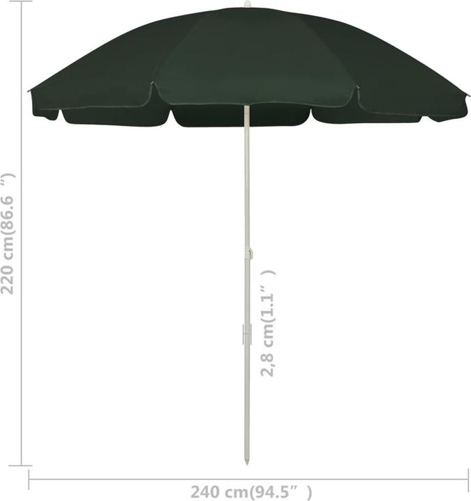 Image du produit VidaXL Sonnenschirm (2.40 m)