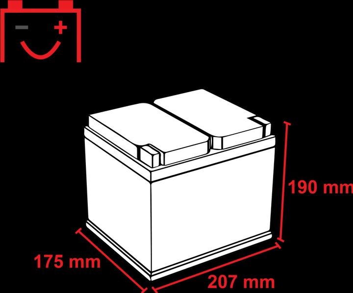 Image du produit Exide Excell (12 V, 50 Ah, 450 A)