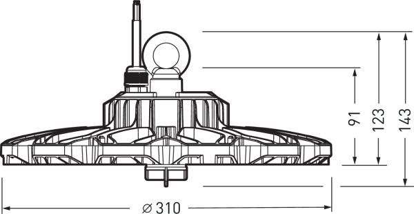 Produktbild Trilux TRIL LED-Hallenleuchte (20000 lm)