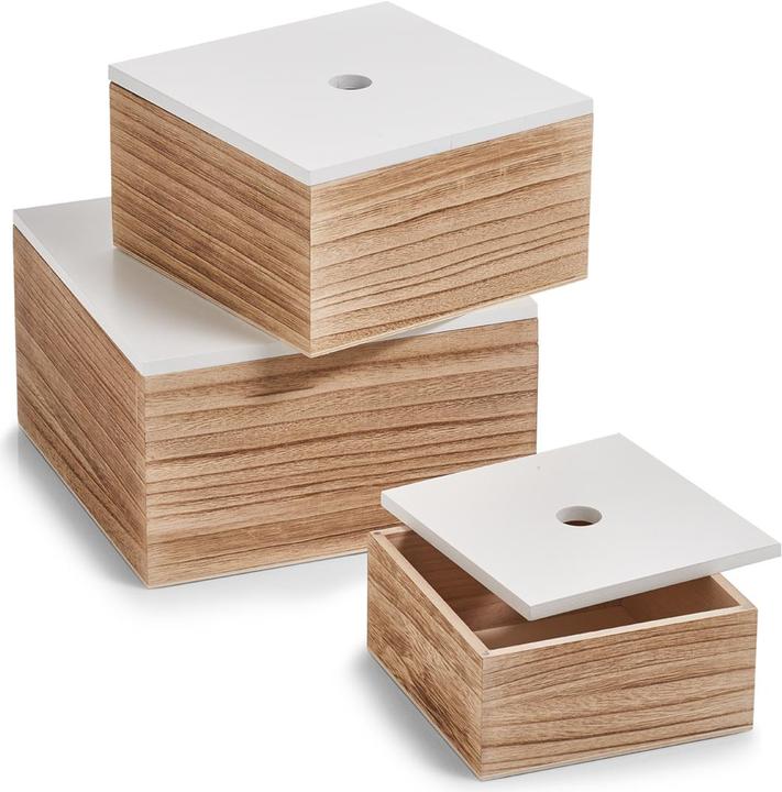 Produktbild Zeller Present Aufbewahrungsbox (16 x 16 x 8 cm, 20 x 20 x 11.5 cm, 24 x 24 x 14, 8 l)