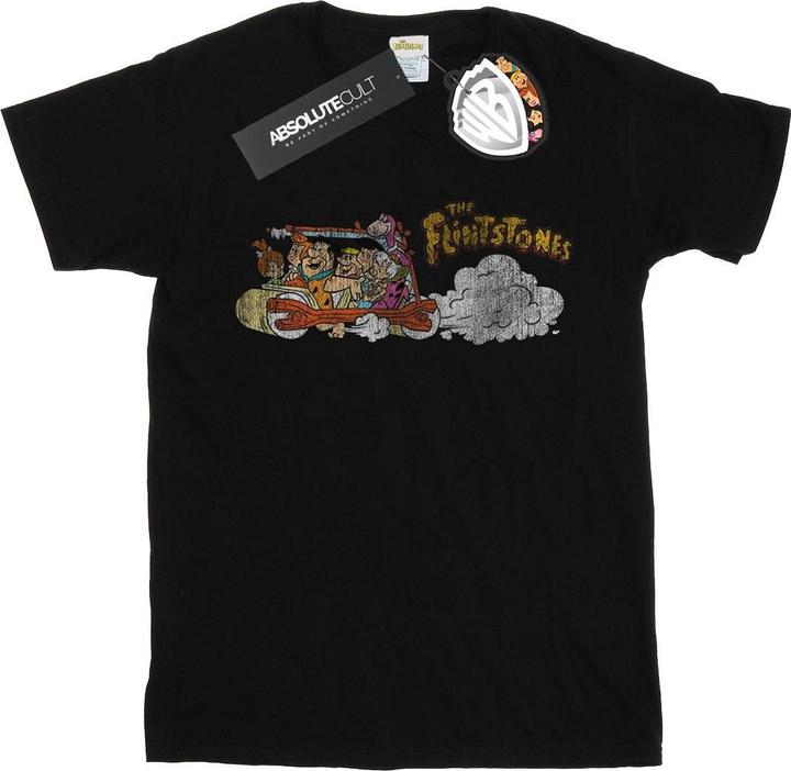 The Flintstones Family Car Distressed TShirt (3XL)
