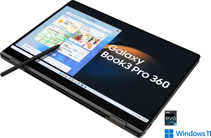 Produktbild Samsung Galaxy Book3 Pro 360 (16", Intel Core i7-1360P, 16 GB, 1000 GB, DE)