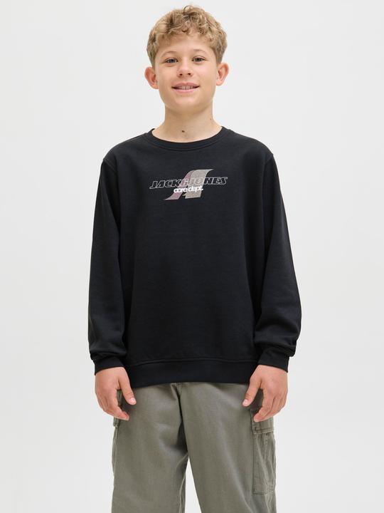 Actual product image Jack & Jones Jcotier Print Sweat Crew Neck Sn Jnr (164)