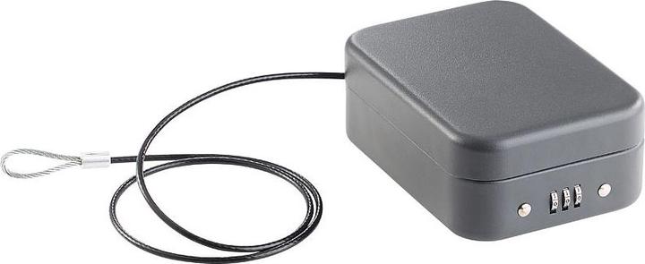 Produktbild Xcase Mini-Stahl-Safe mit Zahlenschloss & Sicherungskabel (0.70 l)