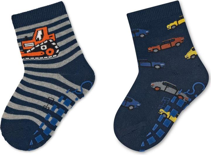 Produktbild Sterntaler ABS Söckchen 2er Bagger und Autos (2er Pack, 25 - 26)
