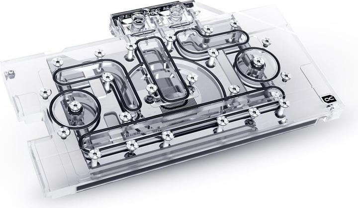 Actual product image Alphacool Ice Block Aurora GPX-N RTX 3070 TUF/Dual with Backplate - Acrylic + Nickel