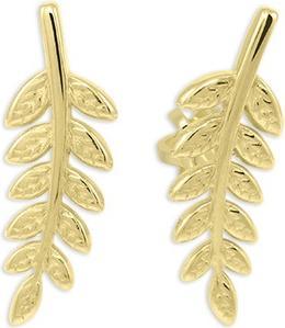 Brilio Charming long gold earrings 231 001 00681