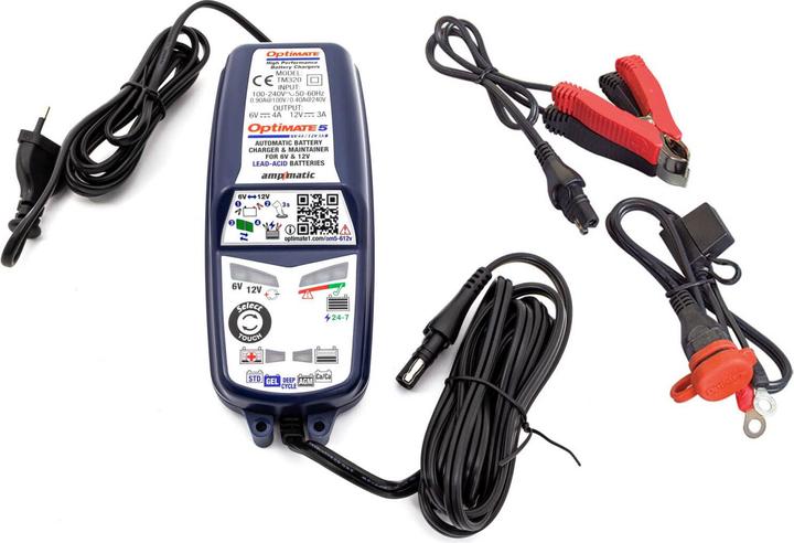 Produktbild Tecmate Optimate 5 Voltmatic Acculader (12V)