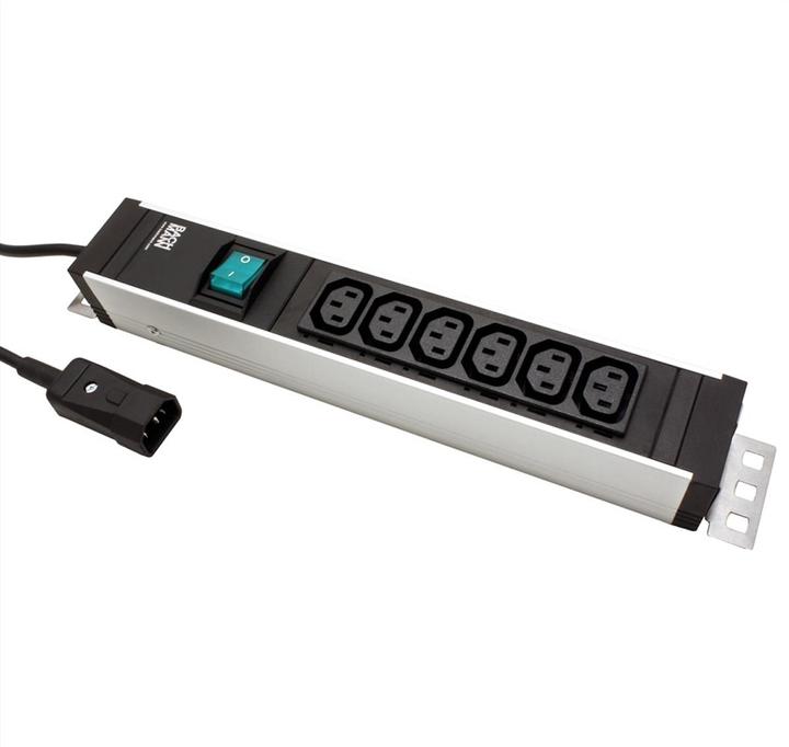 Immagine prodotto Bachmann Presa multipla, 6xC13, 2m di cavo di alimentazione C14 (6 x, C14)