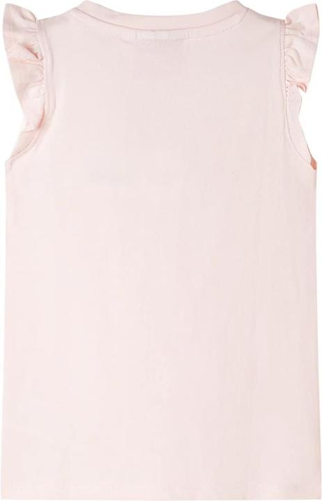 Immagine prodotto VidaXL Maglietta da bambino con maniche a balze rosa pallido 128.Materiale (128)